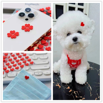 Dzīvnieku apģērbu uzlīmes un suņa pieres aksesuāri — zīda zieds, modelis 69850, universāla izmantošana, vasaras sezona