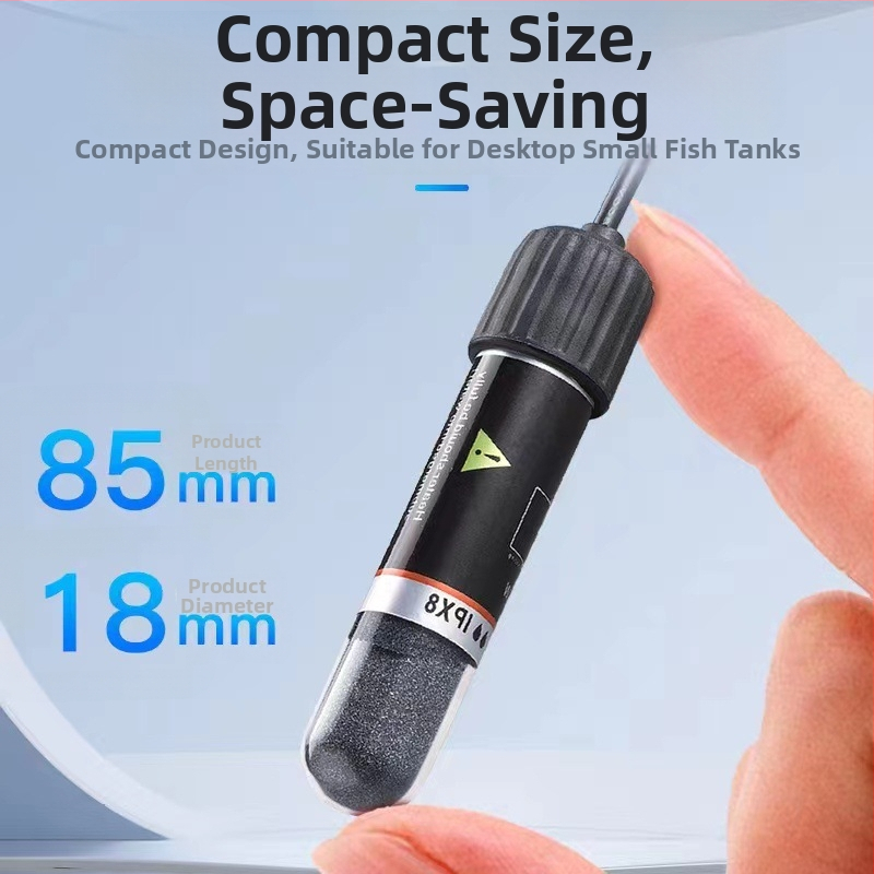 Akvārija apkures stienis, USB termostats (stikls, 10W, Ql-222)