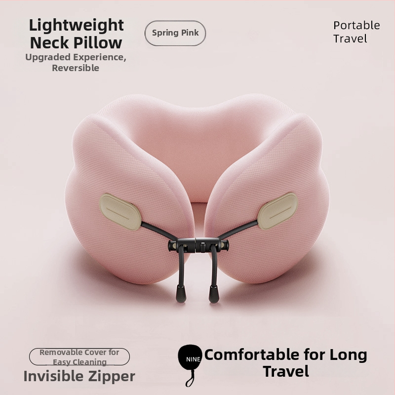 U-kujuline kaela padi mäluvaht, kaasaskantav kokkupandav reisipadi täiskasvanutele (Täidis: mäluvaht; Kate: polüester-puuvillane; Stiil: moodne minimalistlik; Tüüp: U-kujuline padi)