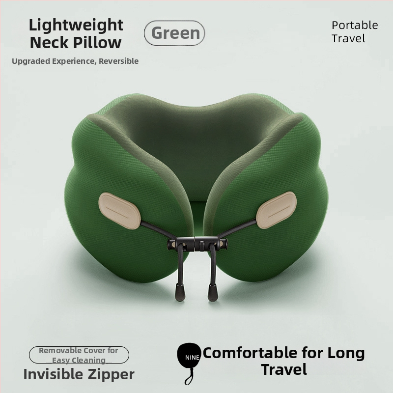 U-kujuline kaela padi mäluvaht, kaasaskantav kokkupandav reisipadi täiskasvanutele (Täidis: mäluvaht; Kate: polüester-puuvillane; Stiil: moodne minimalistlik; Tüüp: U-kujuline padi)