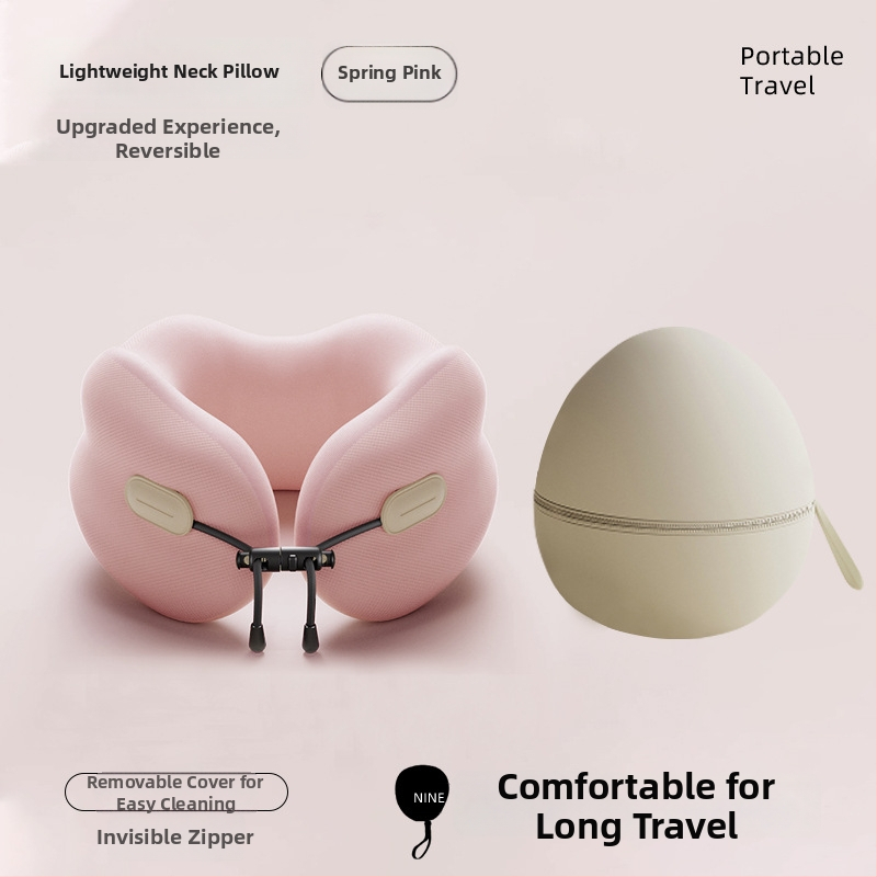 U-kujuline kaela padi mäluvaht, kaasaskantav kokkupandav reisipadi täiskasvanutele (Täidis: mäluvaht; Kate: polüester-puuvillane; Stiil: moodne minimalistlik; Tüüp: U-kujuline padi)