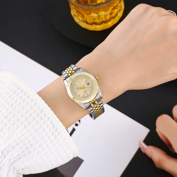 Sat za parove s kvarcnim mehanizmom Seagull SL68, kućište od zlitine i kaiš od zlitine