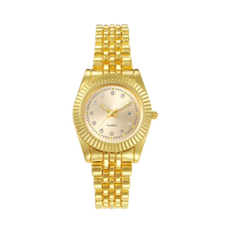 Sat za parove s kvarcnim mehanizmom Seagull SL68, kućište od zlitine i kaiš od zlitine