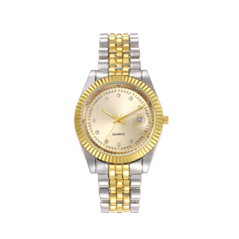 Sat za parove s kvarcnim mehanizmom Seagull SL68, kućište od zlitine i kaiš od zlitine