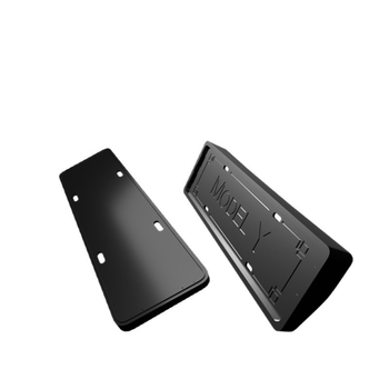 Rama plutitoare pentru numărul de înmatriculare, stil OEM, pentru Tesla Model Y/3 (Versiune nouă) - Plastic, Nr. piesă 00004, Marcă Morning Star