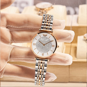 Ženski kvarcni sat Italian Kay, 30m vodootpornost, nehrđajući čelik kućište i kaiš, mineralno staklo