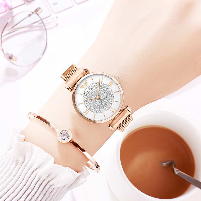 Ženski kvarcni sat Italian Kay, 30m vodootpornost, nehrđajući čelik kućište i kaiš, mineralno staklo