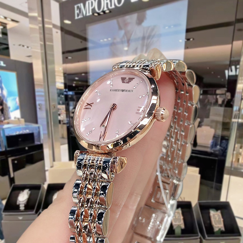 Ženski kvarcni sat Italian Kay, 30m vodootpornost, nehrđajući čelik kućište i kaiš, mineralno staklo