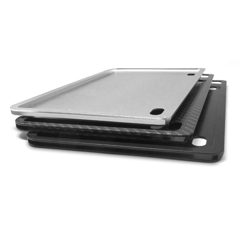 Dvoslojni okvir za registarsku pločicu motocikla od aluminijske legure, model XC-N080, tip XC-N080, marka XCLPF, pogodan za opće modele