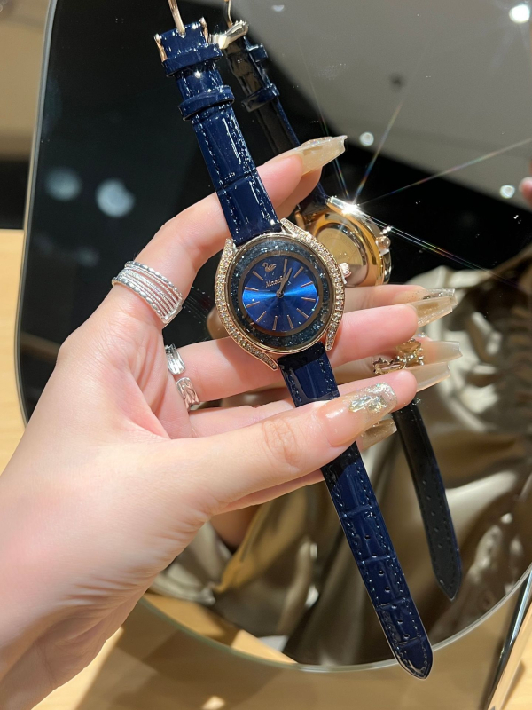 Ceas dama cu diamant, rezistent la apă, cuarț, cadran oval, brățară din oțel inoxidabil, mișcare Miyota japoneză