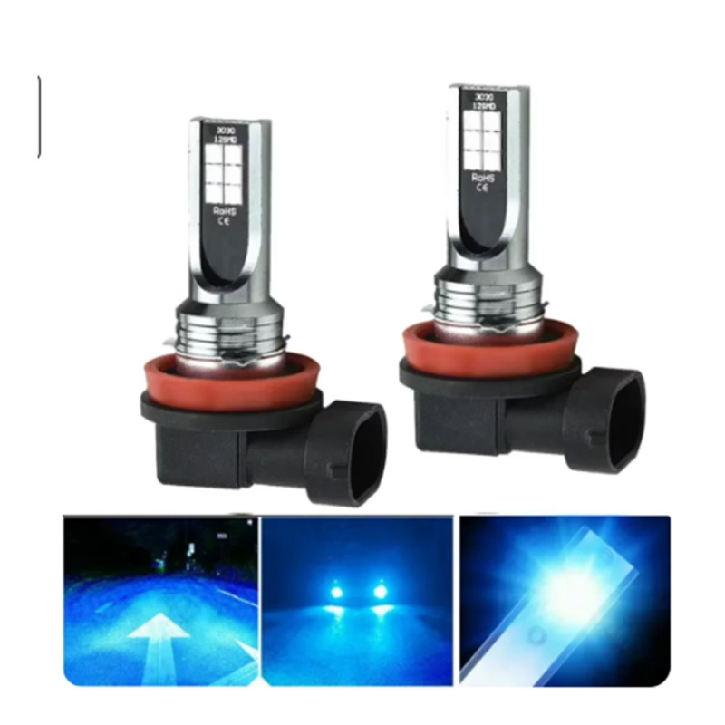 LED lampica za maglu 3030 12SMD, 24W, 12-24V, kompatibilna s bazama H4/H7/H11/9005/H16/P13W