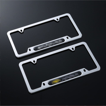 Okvir za registarsku pločicu | aluminijskog legura | Model 0324 | Tip: US standard s logom naljepnice | Broj dijela: 265 | Kompatibilni modeli: US propisi