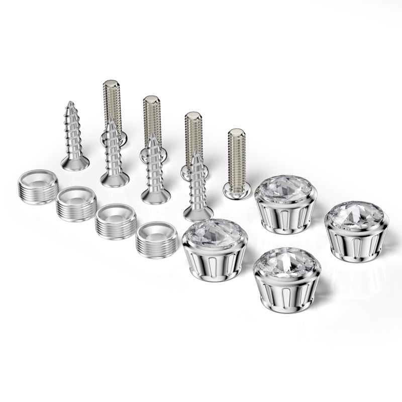 Dimanta numura zīmes skrūves no YONG XUN, alumīnija sakausējums, universālā lietošana