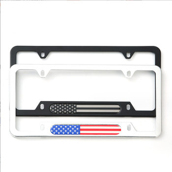 Okvir za registarsku pločicu od aluminijske legure, US standard, model 0324, dio 265, kompatibilan s američkim propisima