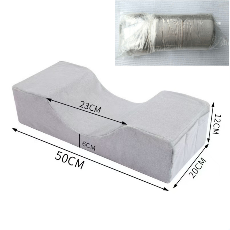 Pernă de gât în formă de U, cu spumă de memorie și husă din velur cristal, design modern minimalist, pentru adulți, potrivită pentru dormit pe o parte