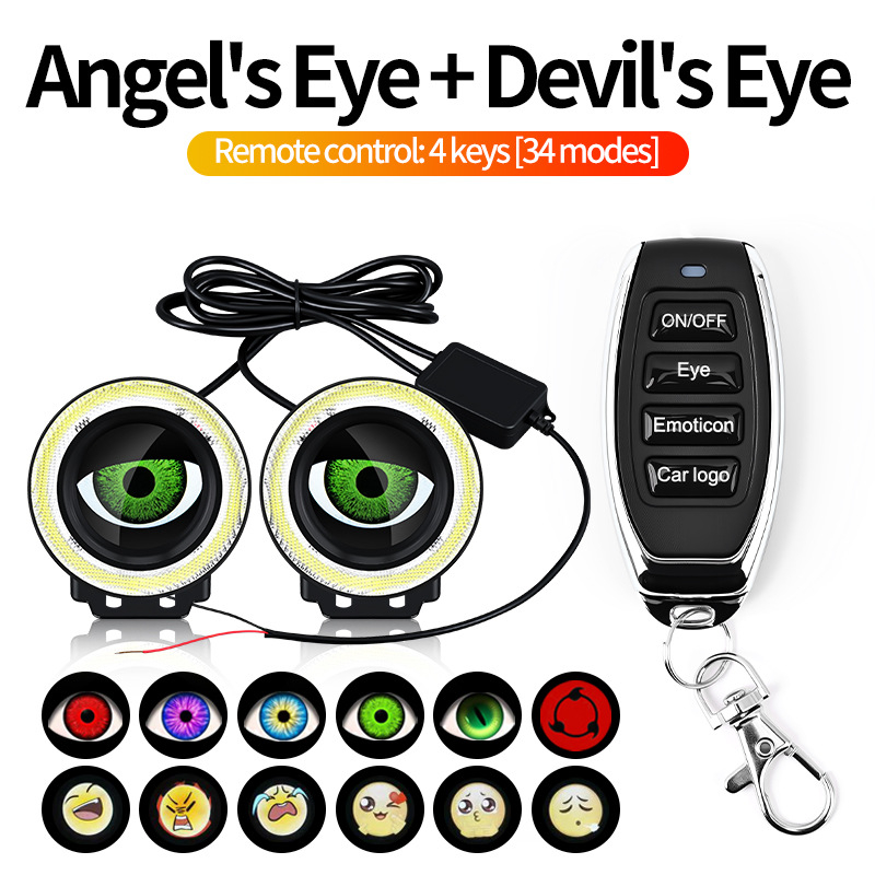 Előfényszórók - COB LED projektor ködfényszórók, 12-36V, 5W, 1200 lm, 6500K