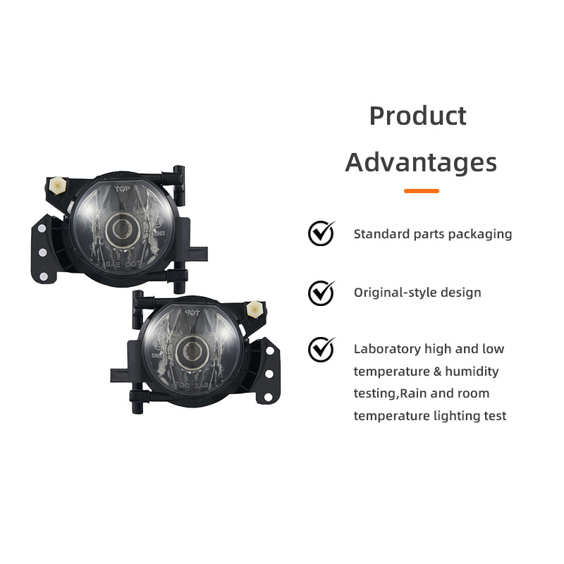 BMW E60/E61/E83/E46/E90/E91/E63/E64 első ködlámpa – Modell V19-004, 51W, 12V, 1200LM