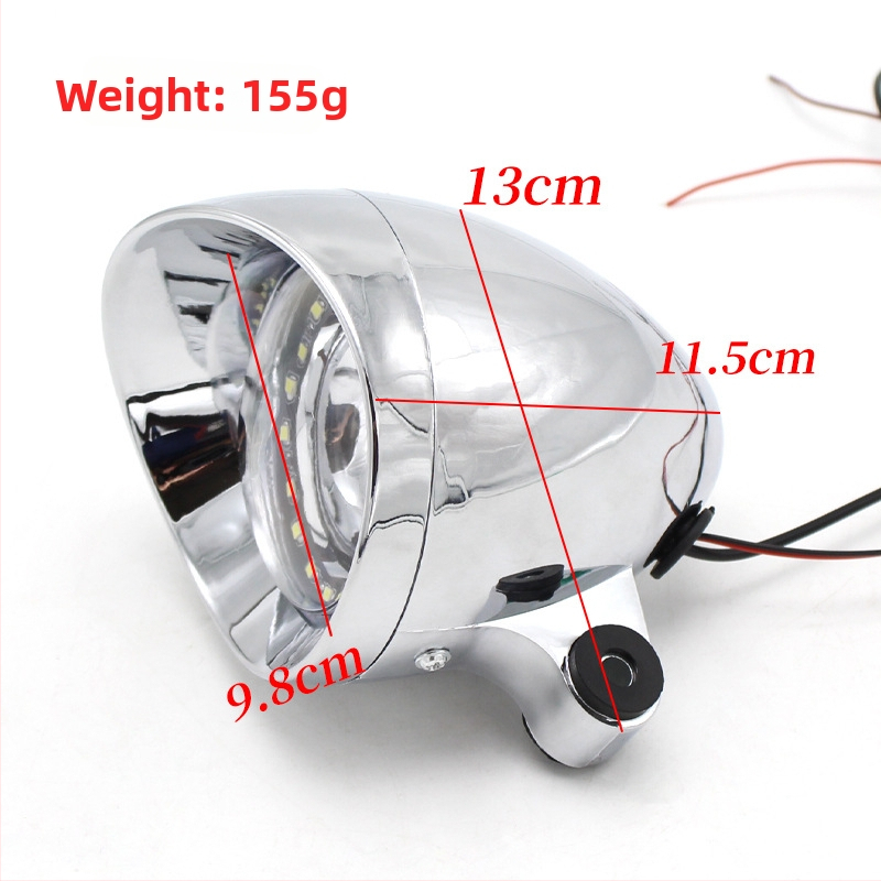LED hmlové svetlá na motocykel, univerzálny model D-002, 12V, 5W