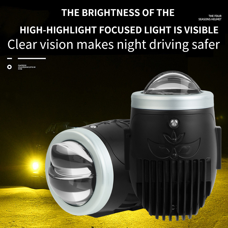 LED predné hmlové svetlo pre auto s vysokým jasom, 12V, 6000 lm, 42W/60W, životnosť 50 000 h