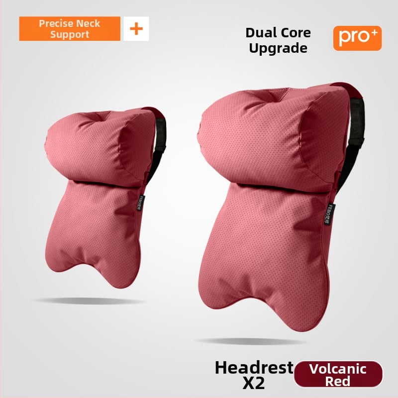 Whale jastuk za vrat auta – vanjski materijal yacht suede, punjenje od oblaka pamuka, minimalistički dizajn, univerzalno za sva automobilska sjedala