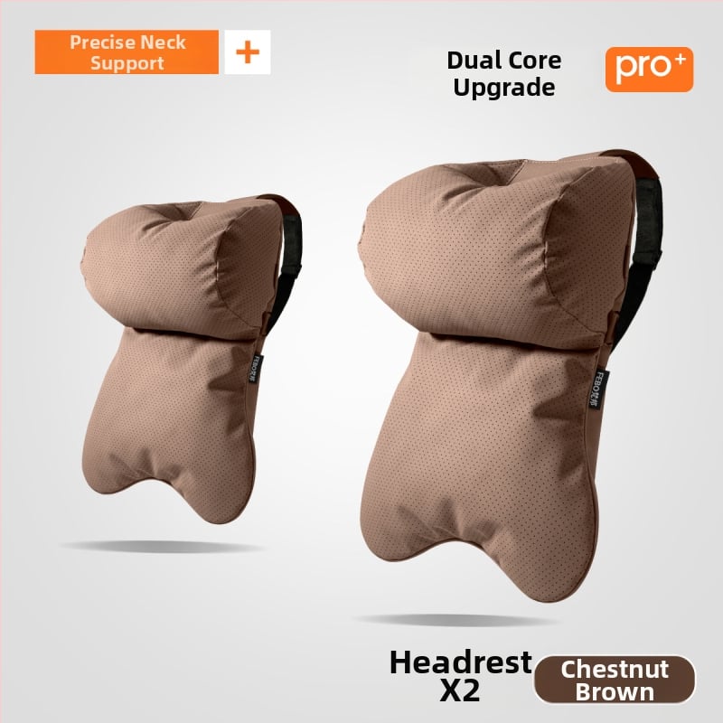 Whale jastuk za vrat auta – vanjski materijal yacht suede, punjenje od oblaka pamuka, minimalistički dizajn, univerzalno za sva automobilska sjedala