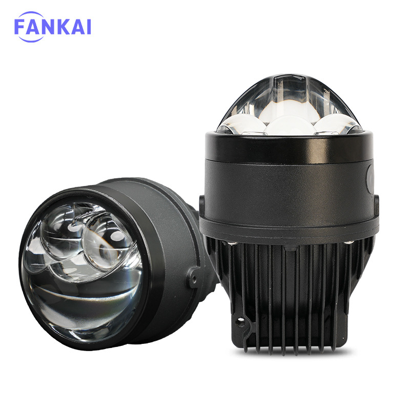 LED svetlá do hmly X5 s trojím lúčom pre auto, 65W, 12V, 10000LM, letecký hliník