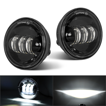 Miglās gaismas lukturis Harley-Davidson, alumīnija korpuss, PC lēca, 12V, 30W, IP67, darbības ilgums 30000 h