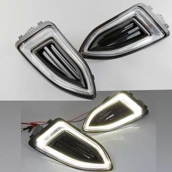 Ford Edge LED lumini de zi, cadru pătrat, 12V, 12W, 6000 lm