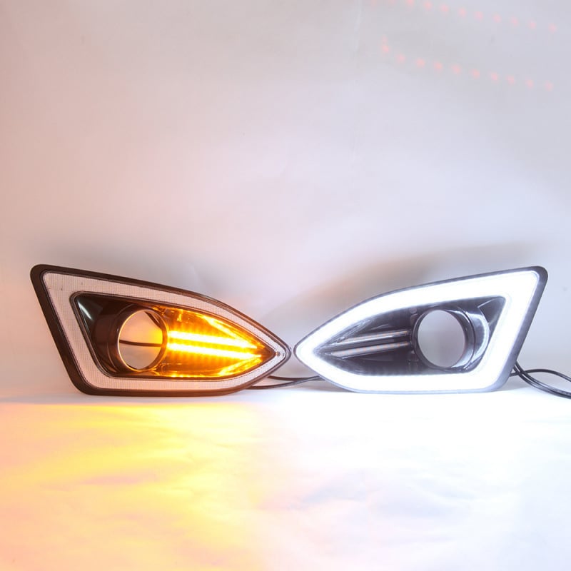 Ford Edge LED lumini de zi, cadru pătrat, 12V, 12W, 6000 lm