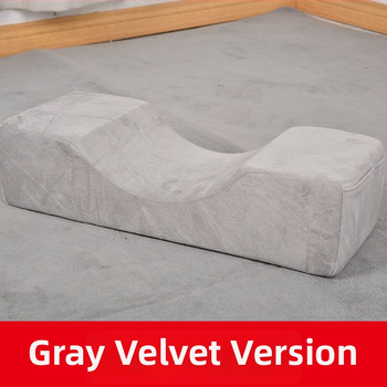 U-kujuline padi mäluvaht, kristallveluur-kangaga, täiskasvanutele, kaal kuni 0,5 kg