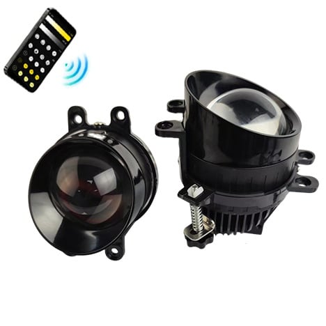 LED svjetla za maglu s dvostrukim snopom 55W/65W, 12V, 60000 lm, aluminijsko kućište, vijek trajanja 50000 h