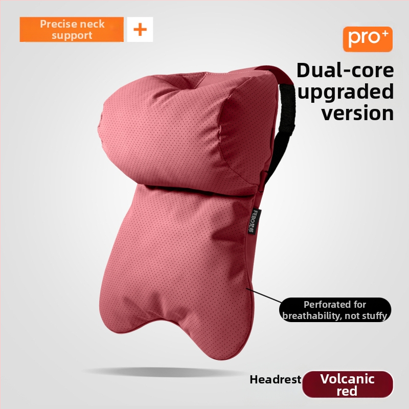 Auto vankúš na krk s poťahom z jachtového velúru, výplň Cloud Cotton - univerzálna kompatibilita, celoročné použitie, minimalistický dizajn