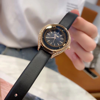 Shigaodi Ženski Quartz Sat, Okruglog Cifer, Kožni Remen, Legirani Korpus, Vodootporan 30m, Japanski Mehanizam