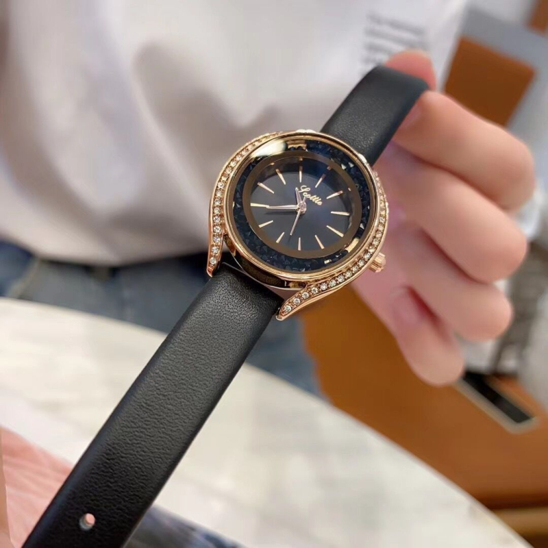 Shigaodi Ženski Quartz Sat, Okruglog Cifer, Kožni Remen, Legirani Korpus, Vodootporan 30m, Japanski Mehanizam