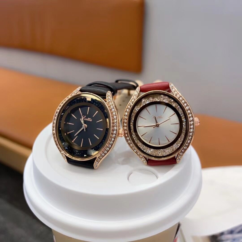 Shigaodi Ženski Quartz Sat, Okruglog Cifer, Kožni Remen, Legirani Korpus, Vodootporan 30m, Japanski Mehanizam