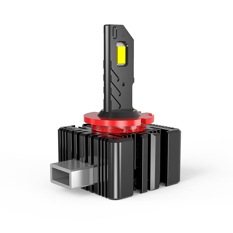 Autó LED fényszóró rézcsővel D1S/D2S/D3S/D4S/D5S/D8S, 50W, 12V, IP67, 30000LM