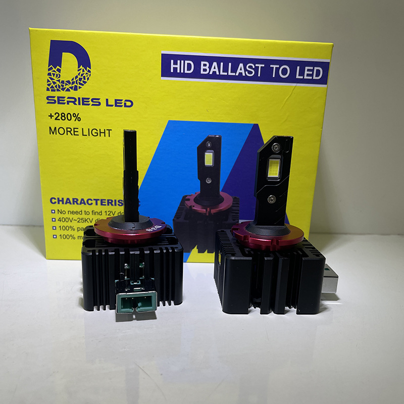 Autó LED fényszóró rézcsővel D1S/D2S/D3S/D4S/D5S/D8S, 50W, 12V, IP67, 30000LM