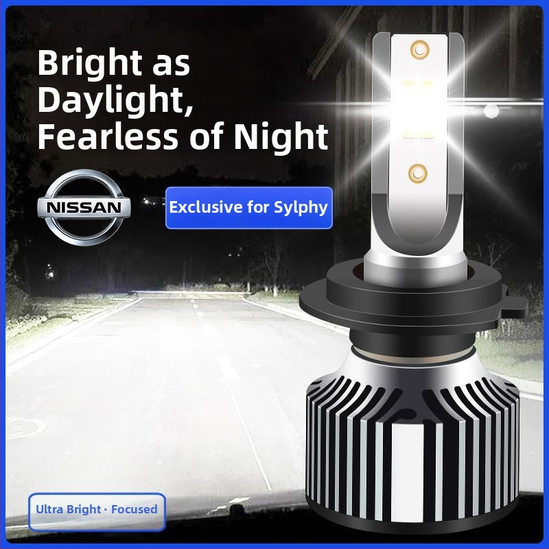 LED spuldze priekš Nissan Sylphy – augsta un zema staru gaisma, 70–80W, 5000 lm, LED gaisma