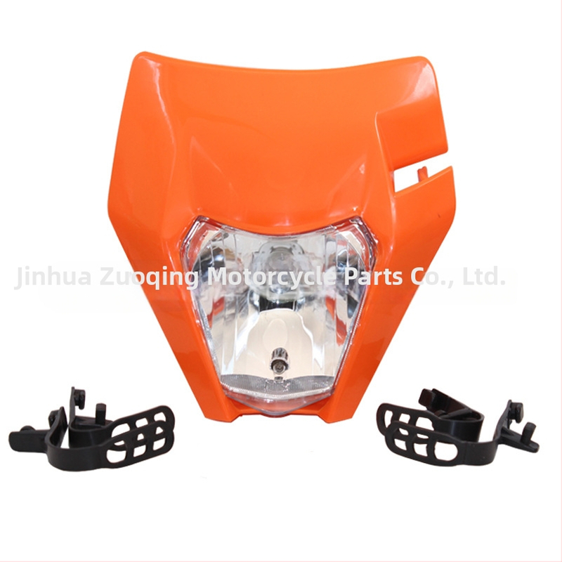 HL197 off-road motocikla priekšējais lukturis, 12V, 32W, 4000 lm, Grimace abažūrs, PP korpuss + PC lēca