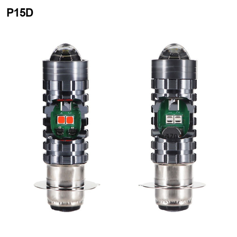 LED motora priekšējais lukturis ar H4 divu staru integrāciju, 8–80 V, alumīnija korpuss, darbības ilgums 5 000 000 stundas