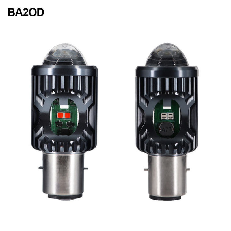 LED motora priekšējais lukturis ar H4 divu staru integrāciju, 8–80 V, alumīnija korpuss, darbības ilgums 5 000 000 stundas