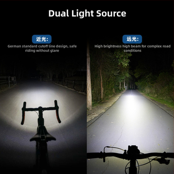 Silver Horse priekinis dvira žibintas naktiniam važiavimui — aukštas ryškumas, montavimas po vairo, suderinama su kelių ir kalnų dviračiais