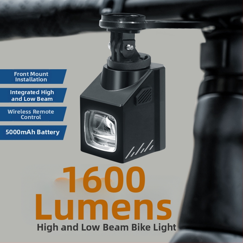 Silver Horse priekinis dvira žibintas naktiniam važiavimui — aukštas ryškumas, montavimas po vairo, suderinama su kelių ir kalnų dviračiais