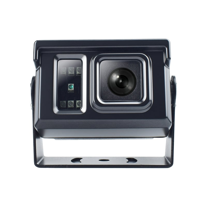 Univerzalna automobilna kamera za montažu s AI i HD, 7-inčni zaslon, infracrveno noćno vid, vodootporno metalno kućište; Model GPA3-AI; Rezolucija 1280x720; Video signal AHD; Domet IR 5 m