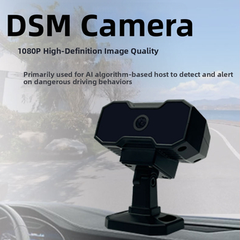 Nadzorna kamera za kamione s AI otkrivanjem ponašanja vozača, model QW-DM01, 1080p, 12V, 46° podesiv kut, AHD signal