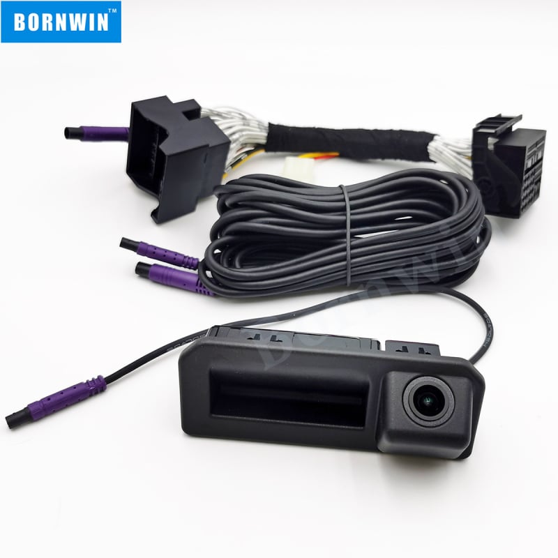 VW MIB MQB HD kamera, model BY-8034MIB; rezolucija 648×480; podesivi kut gledanja 170°; napajanje 12V; HD zaslon