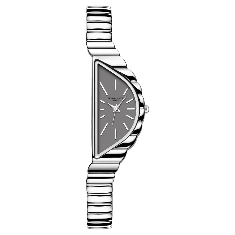 Dámske quartz hodinky s náramkom, nepravidelný ciferník, 20x40 mm ciferník, 8 mm hrúbka, GEDI pohon, vodotesnosť 30 m