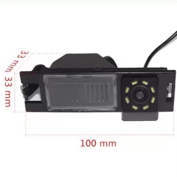 Zadná kamera pre Hyundai IX35 2006–2014 — Model BYC-3038B; Rozlíšenie 728x500; Uhol pohľadu 170°; Napätie 12V; Video signál AV