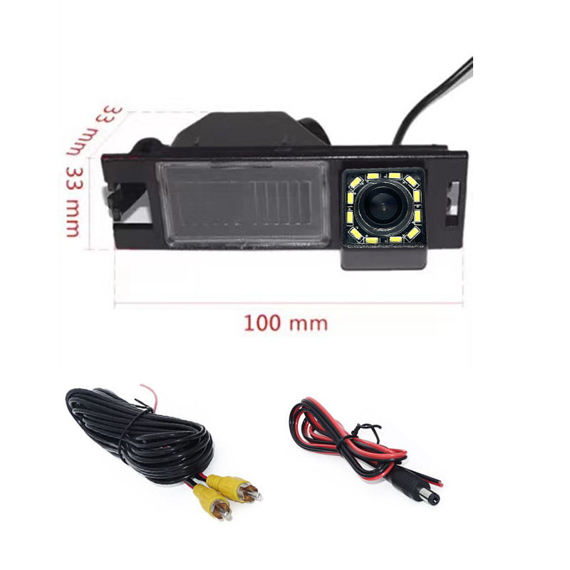 Zadná kamera pre Hyundai IX35 2006–2014 — Model BYC-3038B; Rozlíšenie 728x500; Uhol pohľadu 170°; Napätie 12V; Video signál AV