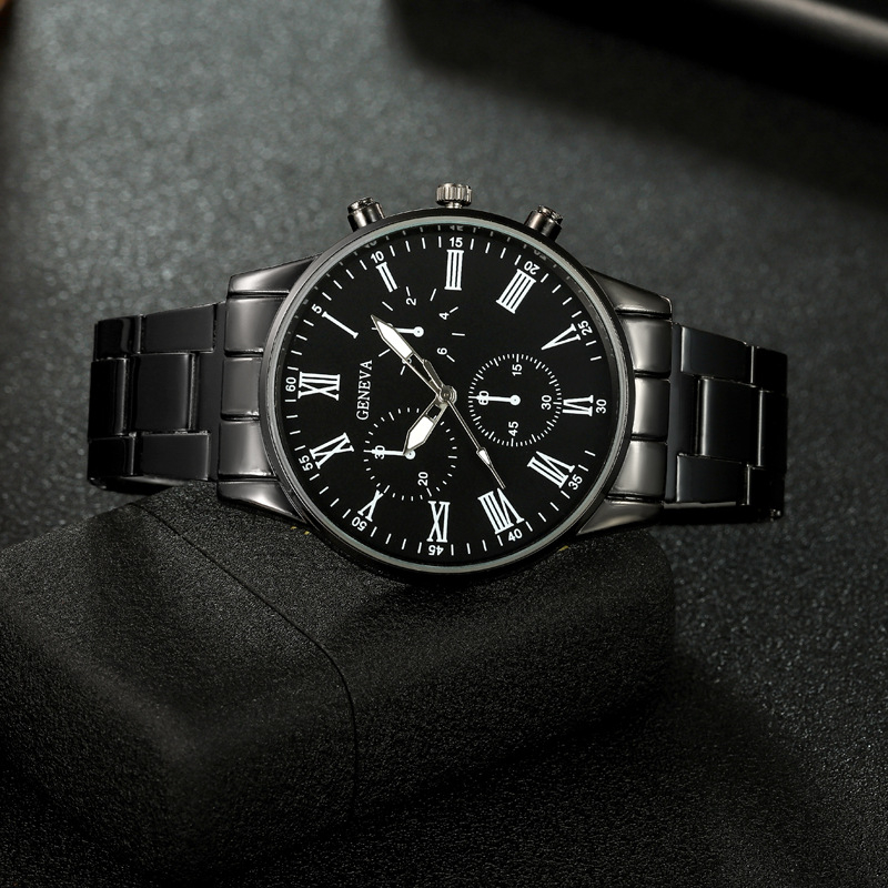 Muški poslovni kvarcni sat, model 3117, mehanizam 618, kućište i remen od legure